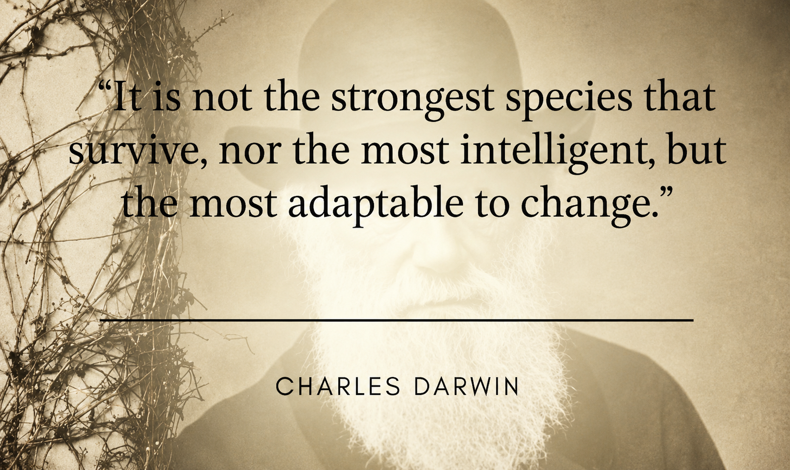 K. Banga. Darwin quote